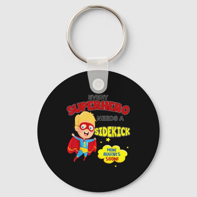 Every Superhero Needs A Sidekick New Big Brother  Key Ring (Front)