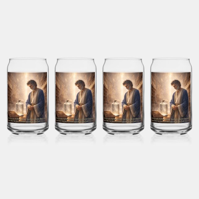 Every Tear Remembered  Can Glass (Back)