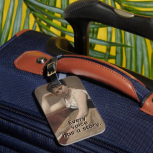Every Voice Has a Story Luggage Tag