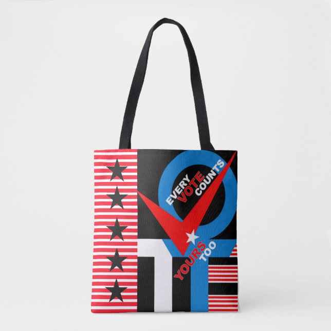 Every Vote Count Tote Bag (Front)