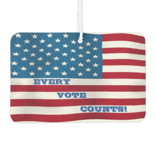 Every Vote Counts! - Car Air Freshener