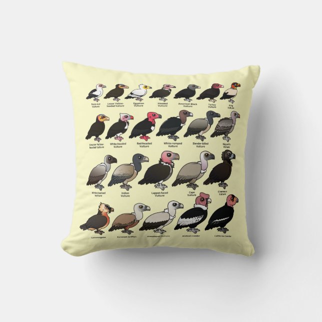 Every Vulture Cushion (Front)
