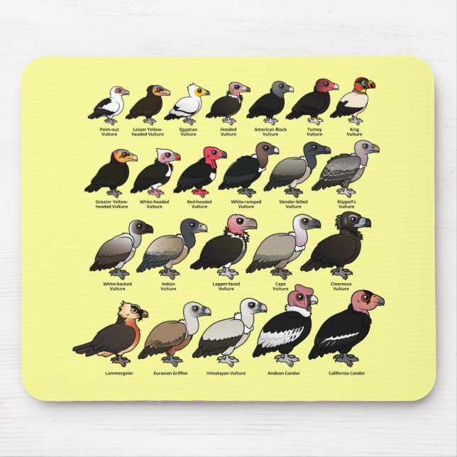 Every Vulture Mouse Pad (Front)