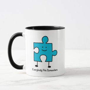 Everybody Fits Somewhere Mug