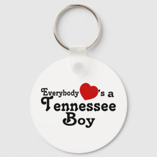 Everybody Hearts a Tennessee Boy Key Ring