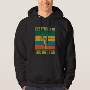 Everybody In The Hot Tub Crawfish Mardi Gras Wome Hoodie