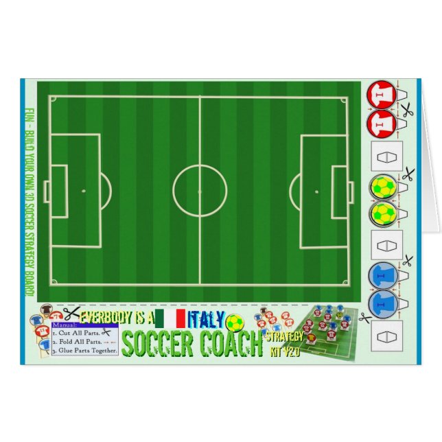Everybody is a Soccer Coach Strategy Kit Italy (Front Horizontal)