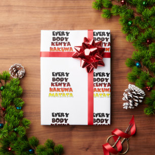 Everybody Kenya Hakuna Matata Wrapping Paper