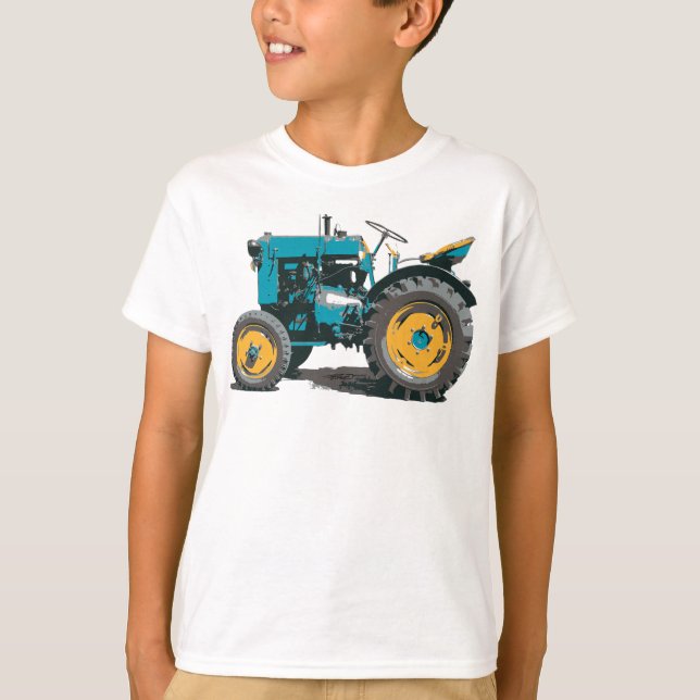 Everybody loves a big old tractor! T-Shirt (Front)