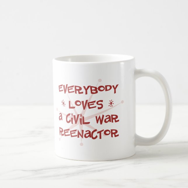 Everybody Loves A Civil War Reenactor Coffee Mug (Right)