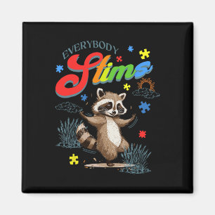 Everybody Stims Neurodiversity Autism Awareness Cu Magnet