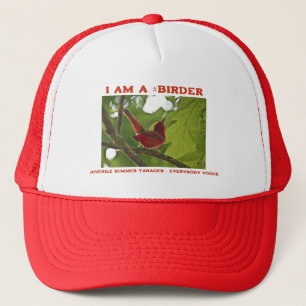 Everybody Vogue Juvenile Summer Tanager Birder Trucker Hat