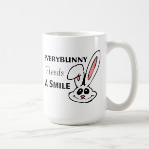 Everybunny Needs A Smile Coffee Mug