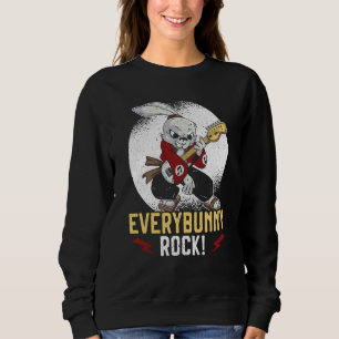 Everybunny Rock Rabbit Whisperer Animal Bunny Roc Sweatshirt