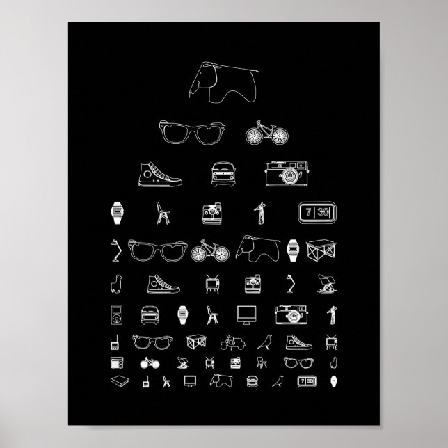 Everyday - black poster (Front)