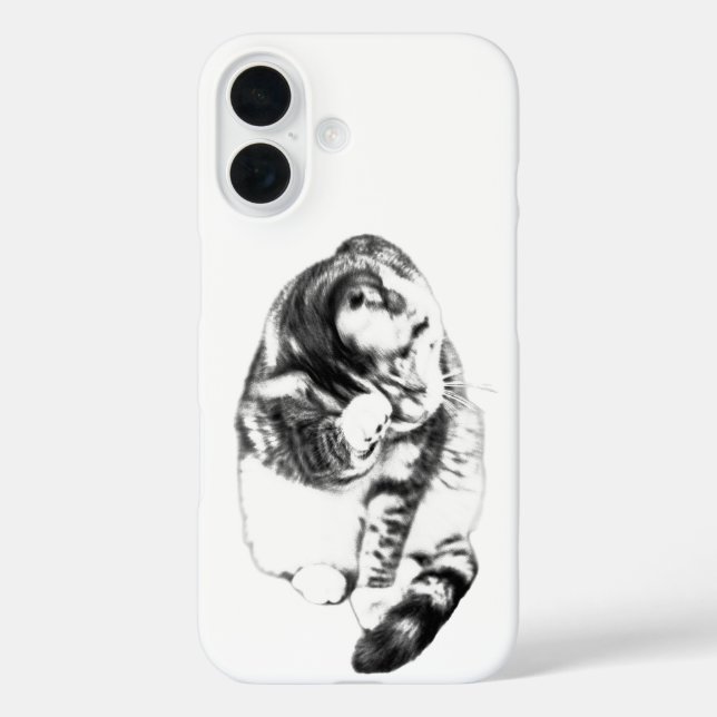 Everyday Calm, Feline Touch Case-Mate iPhone Case (Back)