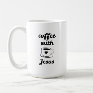 Everyday Christian Faith Coffee Lover with Jesus Mug