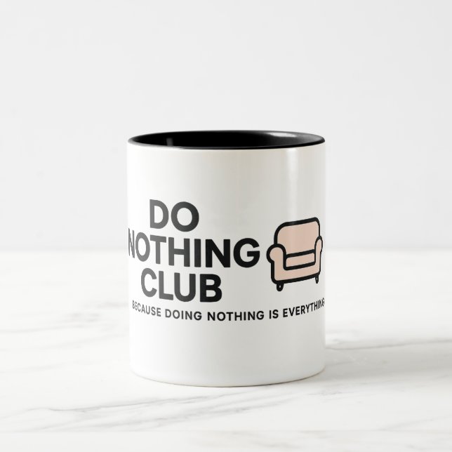 Everyday Coffee Mug – Unique Design for Home (Center)