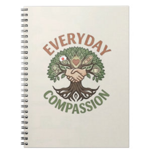 Everyday Compassion Nurse Illustration Notebook