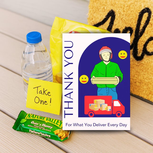 Everyday Delivery Driver Card With Your Message (Creator Uploaded)