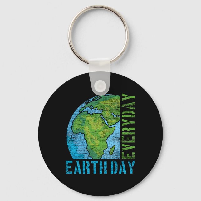 Everyday Earth Day  Key Ring (Front)