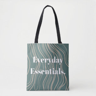 'Everyday Essentials' Modern Minimalist Tote Bag