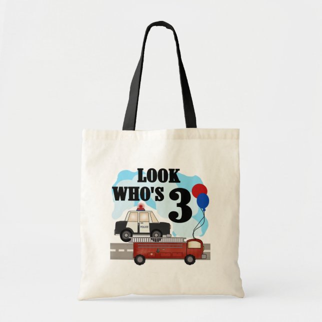 Everyday Heroes 3rd Birthday Tshirts and Gifts Tote Bag (Front)