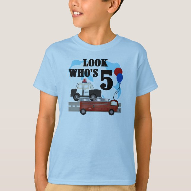 Everyday Heroes 5th Birthday T-Shirt (Front)