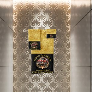 Everyday Heroes Fire Truck Hero Bath Towel Set