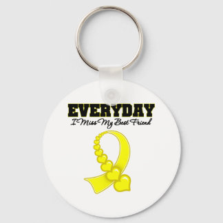 Everyday I Miss My Best Friend Military Key Ring