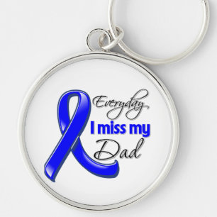 Everyday I Miss My Dad Colon Cancer Key Ring