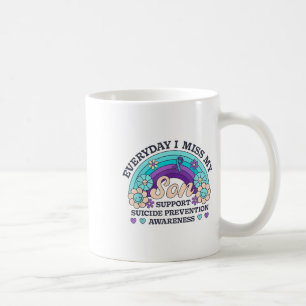 Everyday I Miss My Son Support Suicide Prevention Coffee Mug