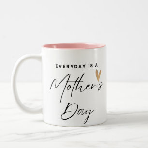 Everyday is a Mother's Day Two-Tone Coffee Mug