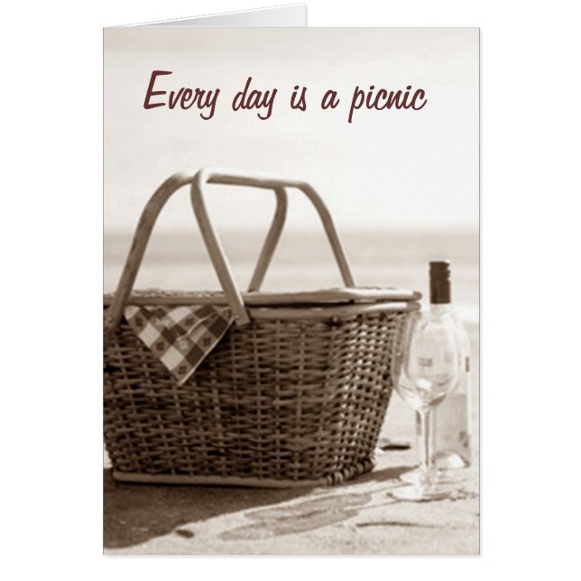 EVERYDAY IS A PICNIC AS LONG AS I'M WITH YOU (Front)