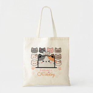 Everyday is Cat-urday Tote Bag