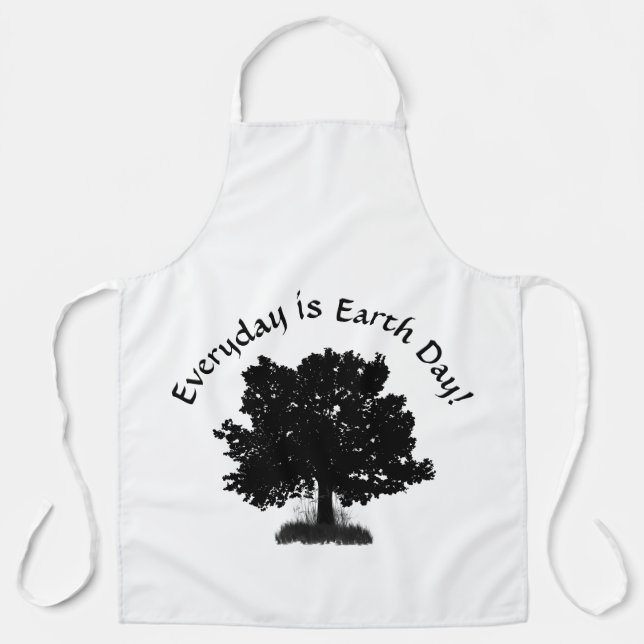 Everyday is Earth Day Design  Apron (Front)