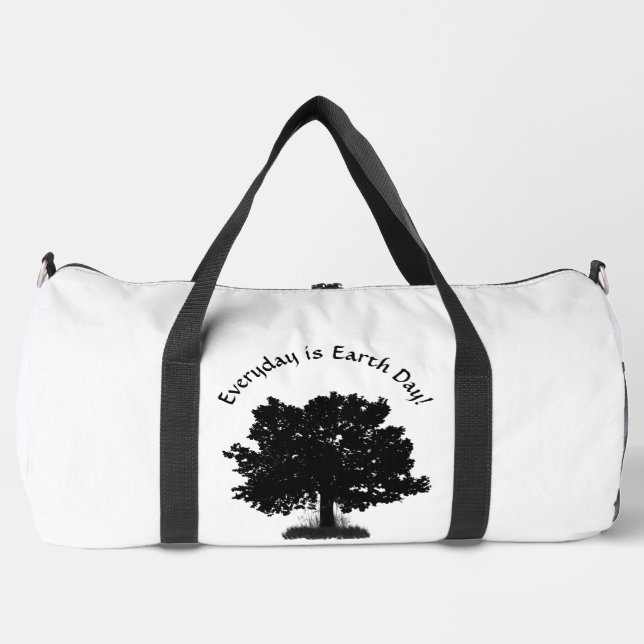 Everyday is Earth Day Design  Duffle Bag (Front)