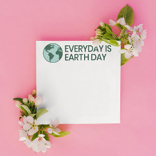 Everyday Is Earth Day - Vintage Green Earth Lover Card