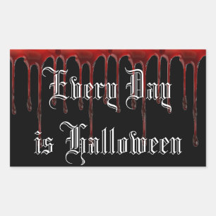 Everyday is Halloween Rectangular Sticker