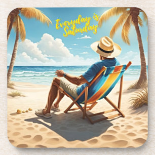 Everyday is Saturday Retired Coaster
