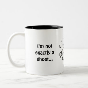 Everyday Items Featuring Our Iconic Doodle Ghost Two-Tone Coffee Mug