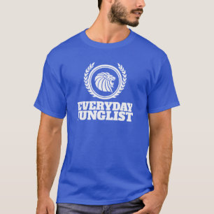 Everyday Junglist T-Shirt - DNB Drum & Bass Blue