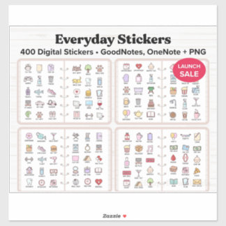 Everyday Life Digital Stickers