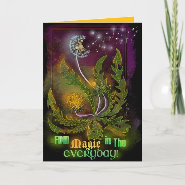 Everyday Magic Dandylion Card (Front)