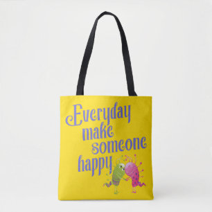 Everyday make someone happy MONSTER Tote Bag