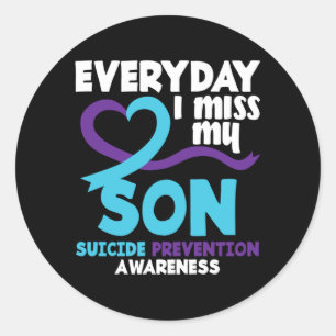 Everyday Miss Son Prevention Awareness Performance Classic Round Sticker