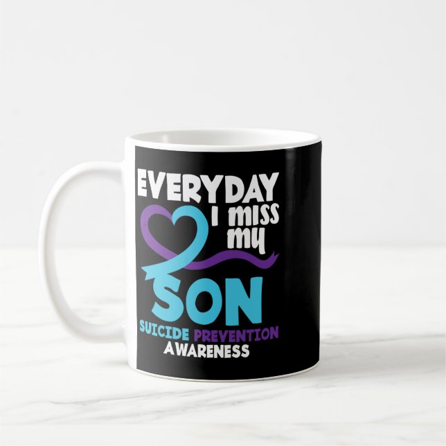 Everyday Miss Son Prevention Awareness Performance Coffee Mug (Left)