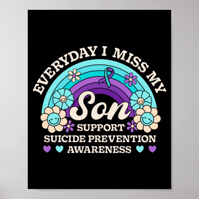 Everyday Miss Son Support Prevention Awareness Poster (Front)