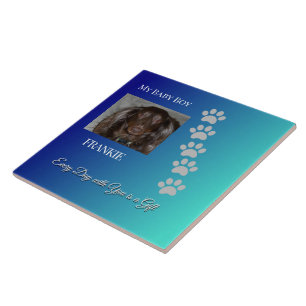 Everyday Pawprints Tribute Ceramic Tile