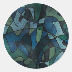 everyday-remnants-01 classic round sticker